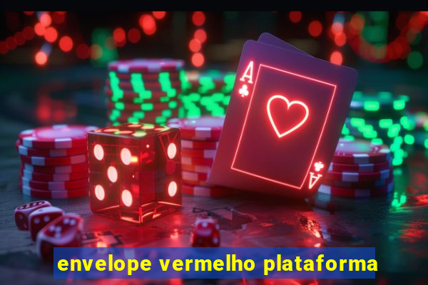 envelope vermelho plataforma